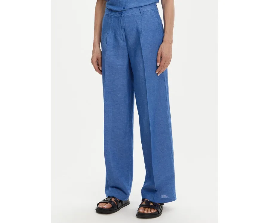 obrazek 1 Olsen Spodnie materiałowe 14002406 Niebieski Wide Leg