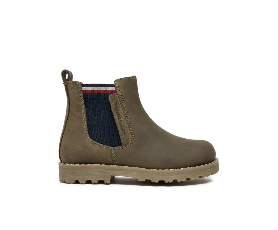 obrazek 1 Tommy Hilfiger Trzewiki T1X5-33700-0124 M Zielony