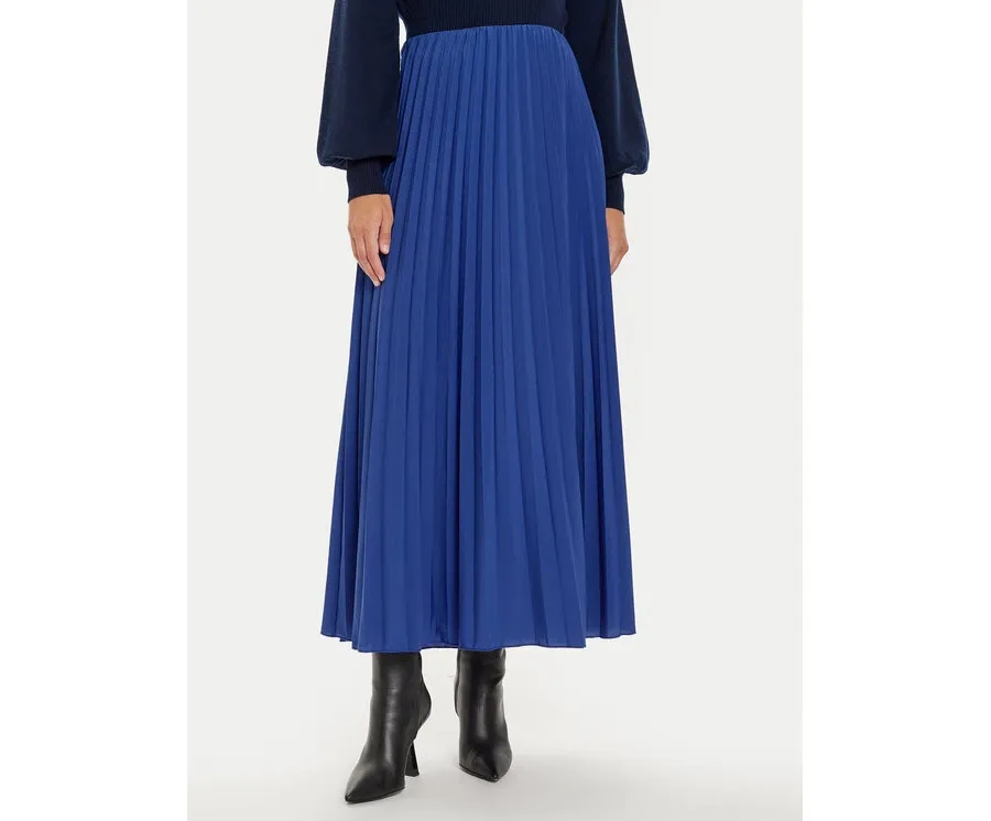 obrazek 1 Vero Moda Spódnica plisowana Soma 10316237 Niebieski Regular Fit