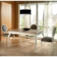 Zdjęcie Wyjątkowy antyczny rozkładany stół do salonu