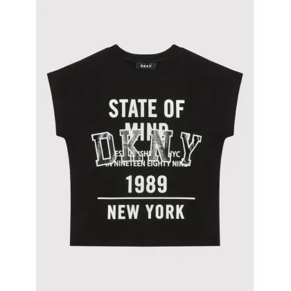 Zdjęcie DKNY T-Shirt D35S01 M Czarny Relaxed Fit
