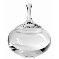 Zdjęcie Stylowy kryształowy pojemnik w kształcie kuli z kolekcji Drop - Vista Alegre