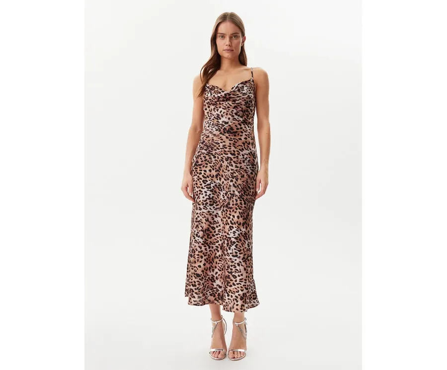 obrazek 1 Guess Sukienka codzienna W5GK85 WH9C2 Brązowy Regular Fit