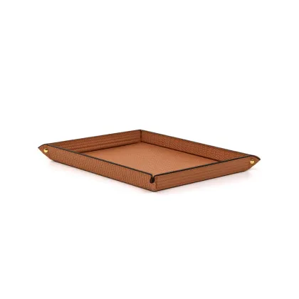 Zdjęcie Piękna praktyczna skórzana taca