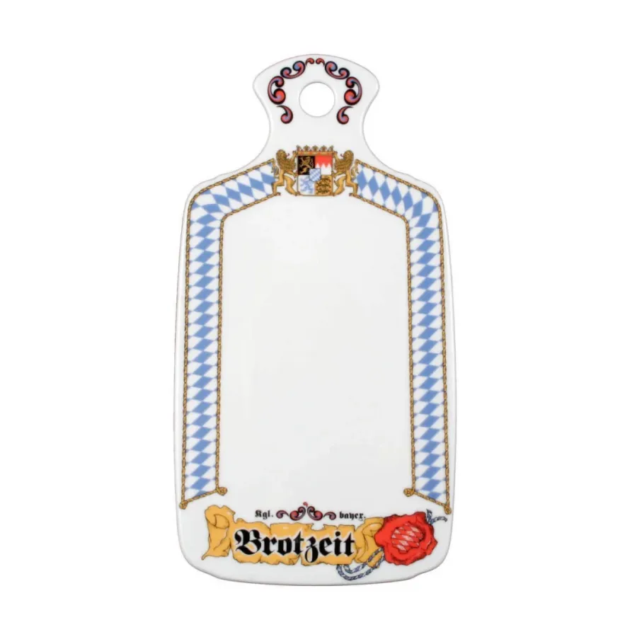 obrazek 1 Piękna porcelanowa podstawka do chleba 27x14 cm z Niemiec - Seltmann Weiden