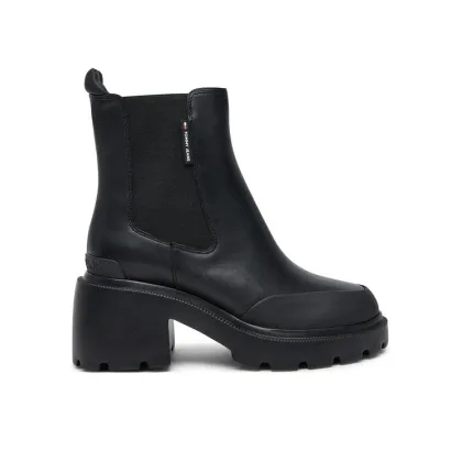 Zdjęcie Tommy Jeans Botki Tjw Mid Heel Chelsea Boot EN0EN02681 Czarny