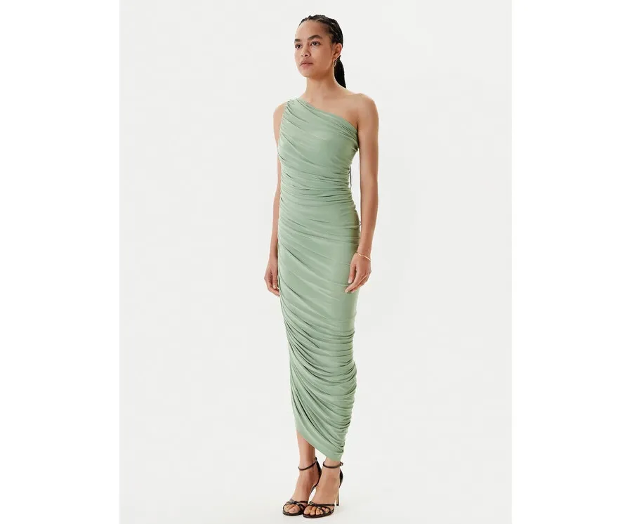 obrazek 1 NORMA KAMALI Sukienka koktajlowa KK1253PL287835 Zielony Slim Fit