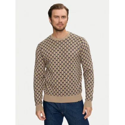 Zdjęcie Richmond X Sweter Palmero UMA24028MA Beżowy Slim Fit