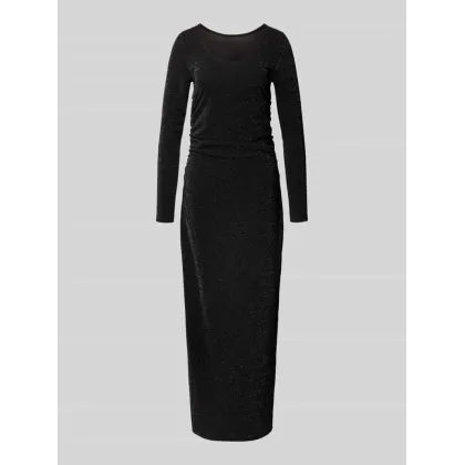 Zdjęcie Długa sukienka z bocznymi marszczeniami model ‘MARWA’