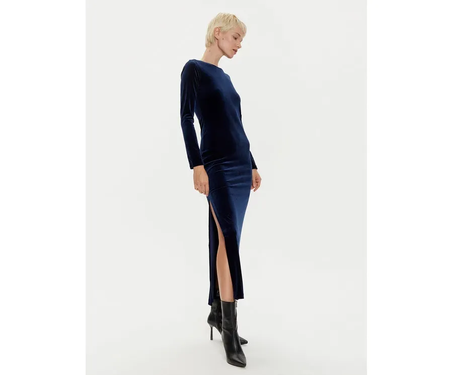 obrazek 1 HUGO Sukienka koktajlowa 50522756 Granatowy Slim Fit