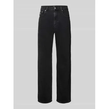 Zdjęcie Jeansy o kroju straight fit z wyhaftowanym logo model ‘OTIS’