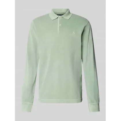 Zdjęcie Koszulka polo o kroju regular fit z czystej bawełny z prążkowanym kołnierzem