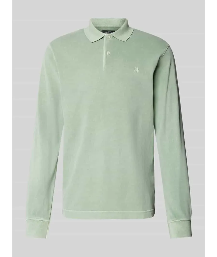 obrazek 1 Koszulka polo o kroju regular fit z czystej bawełny z prążkowanym kołnierzem