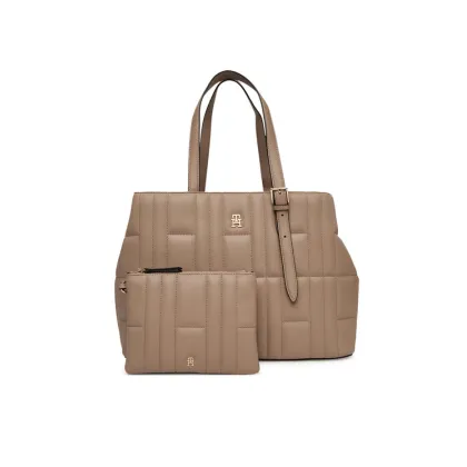 Zdjęcie Tommy Hilfiger Torebka Th Feminine Tote AW0AW17452 Beżowy