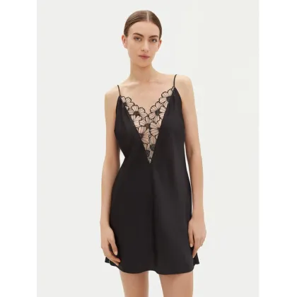 Zdjęcie Chantelle Koszula nocna Pulp Lush C22TW5 Czarny Regular Fit