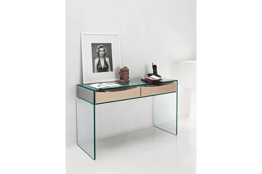 obrazek 2 Luksusowa włoska konsola ze szkła - Tonelli Design