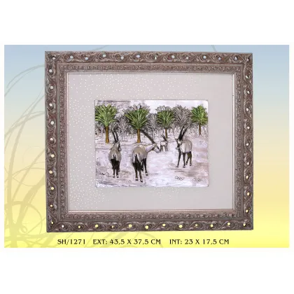 Zdjęcie Pięknie zdobiony obraz włoskiego producenta