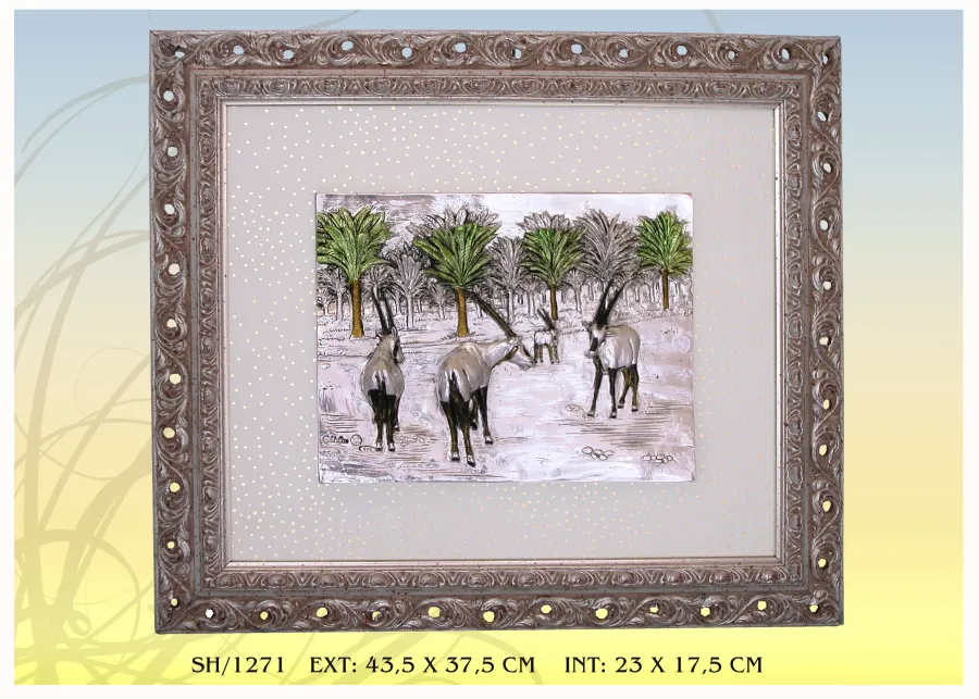 obrazek 1 Pięknie zdobiony obraz włoskiego producenta