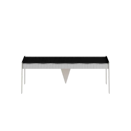 Picture Luxurious bench in a modernist style