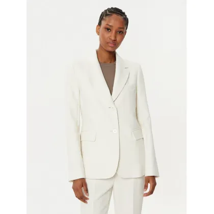 Zdjęcie Weekend Max Mara Marynarka Uva 2515041041 Écru Slim Fit