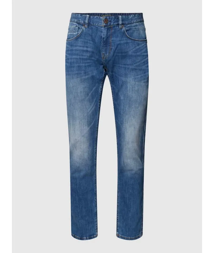 obrazek 1 Jeansy o kroju regular fit z 5 kieszeniami