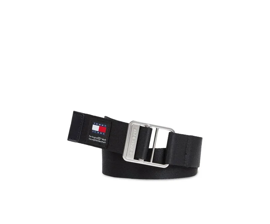obrazek 1 Tommy Jeans Pasek Męski Tjm Webbing 3.5 AM0AM12341 Czarny