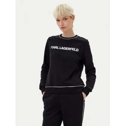 Zdjęcie KARL LAGERFELD Bluza A2W20066 Czarny Regular Fit