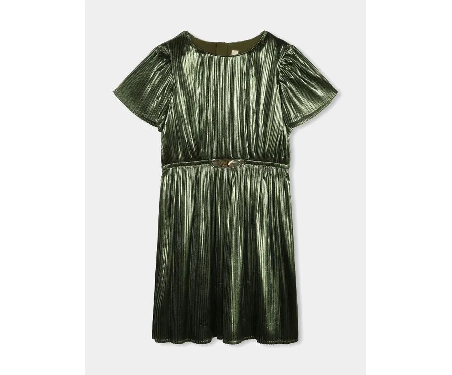 obrazek 1 MICHAEL KORS KIDS Sukienka codzienna R12172 Zielony Regular Fit