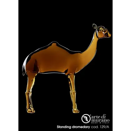 Zdjęcie Elegancki dromader ze szkła Murano