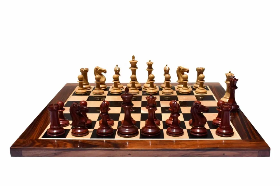obrazek 2 Drewniana plansza z figurami do gry w szachy - The Chess Empire