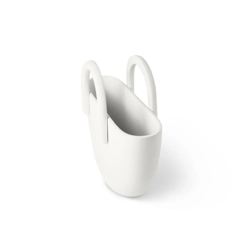 obrazek 2 Włoski wazon ceramiczny Bag do stylowych wnętrz lub ogrodów