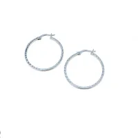 Picture Women's round earrings from Italy 25 mm