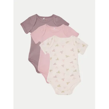 Zdjęcie NAME IT Komplet 3 par body 13242190 Różowy Regular Fit