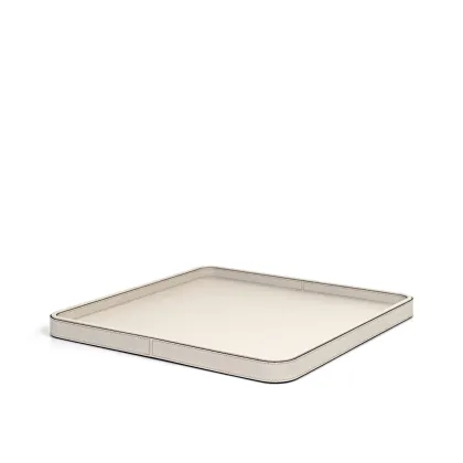 Zdjęcie Elegancka taca do serwowania wykonana ze skóry