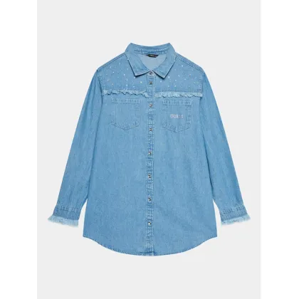 Zdjęcie Guess Koszula jeansowa J3BH01 D5A40 Niebieski Regular Fit