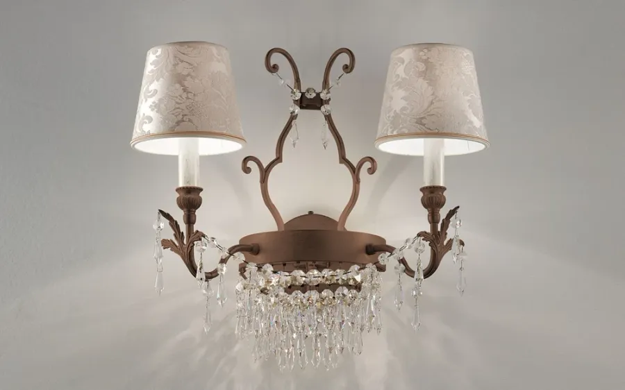 obrazek 1 Przepiękny kinkiet w brązowym kolorze - Luxury Products