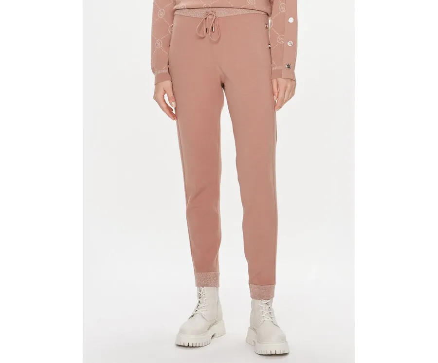 obrazek 1 Liu Jo Sport Spodnie materiałowe TF3207 MA63L Różowy Slim Fit