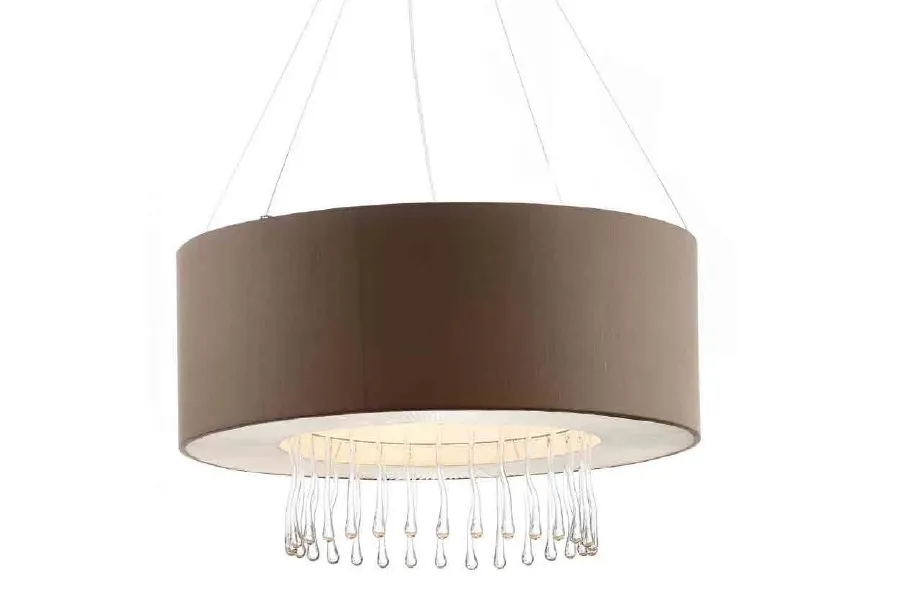 obrazek 1 Piękna lampa sufitowa z kloszem i kroplami ze szkła Murano - Il Paralume Marina
