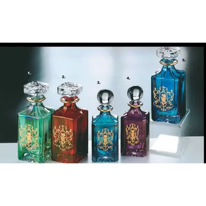 Zdjęcie Ekskluzywne dekanterki z kolorowego szkła - az 5 modeli!