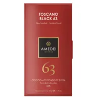 Zdjęcie Ciemna czekolada Toscano Black Amedei 63% kakao, 50g