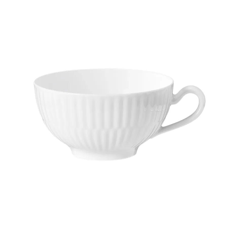 obrazek 1 Biała filiżanka do herbaty wykonana z porcelany w stylu klasycznym – Tettau