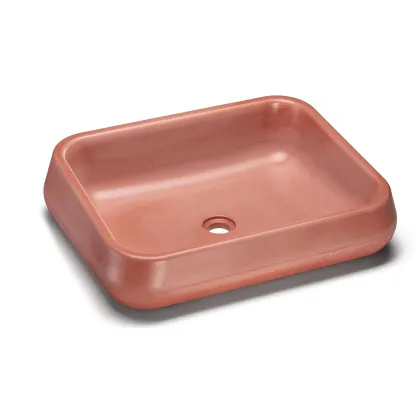 Zdjęcie Luksusowa umywalka 60 cm PERSEUS BASIC – jasny ceglasty, bez dekoru, bez lakieru