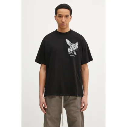 Zdjęcie Represent t-shirt bawełniany Elegance In Motion męski kolor czarny z nadrukiem MLM41066.01