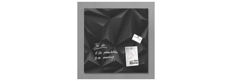 picture 14 Magnetic Glass Board artverum 48x48 cm