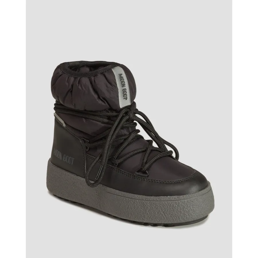 obrazek 1 Śniegowce Dziecięce Moon Boot Jtrack Low Nylon Wp Czarne
