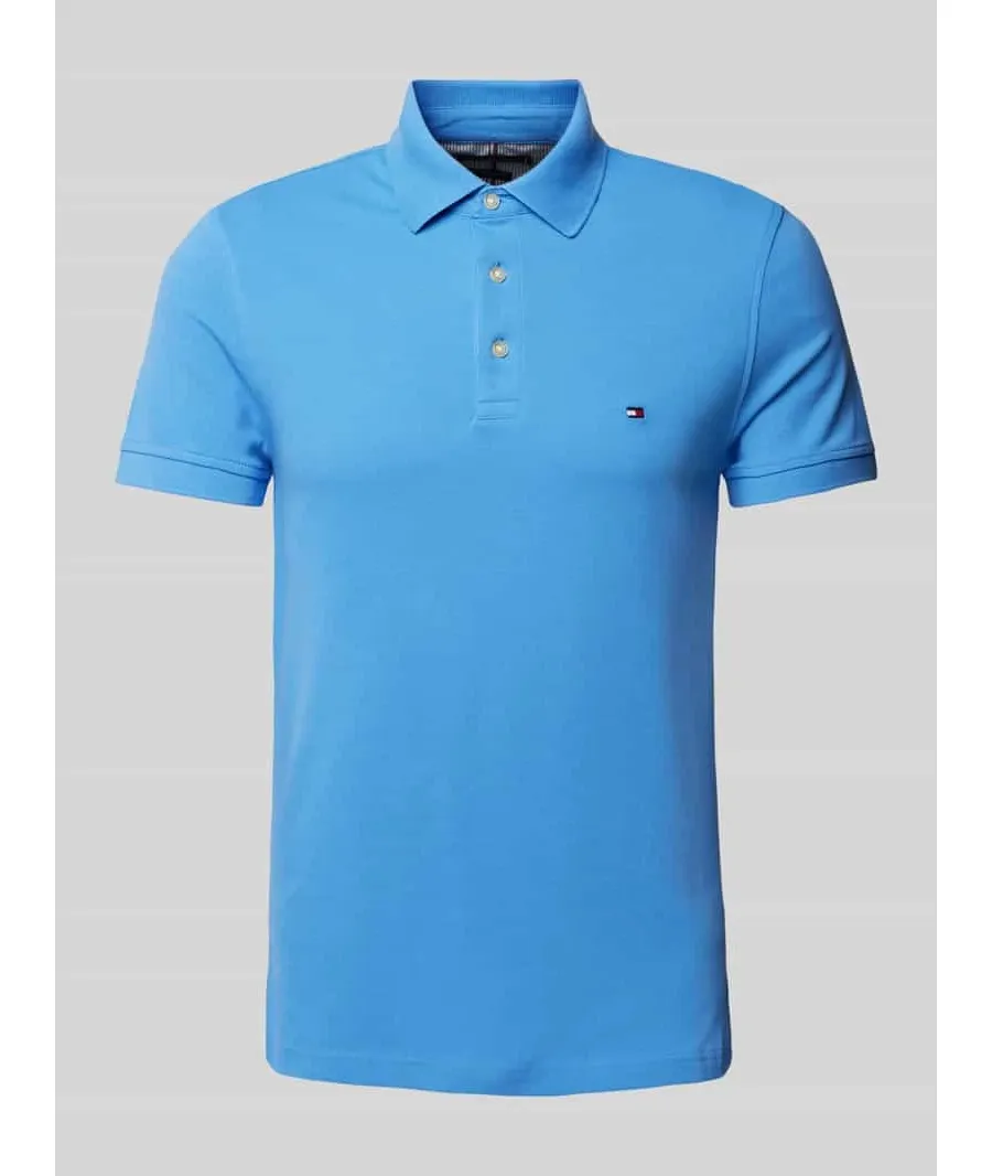 obrazek 1 Tommy Hilfiger Polo 1985 MW0MW17771 Niebieski Slim Fit