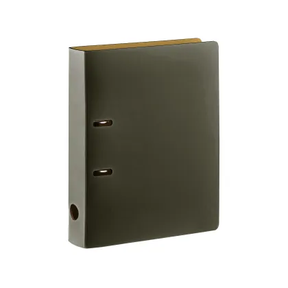 Zdjęcie Ekskluzywny skórzany segregator na dokumenty w kolorze oliwki