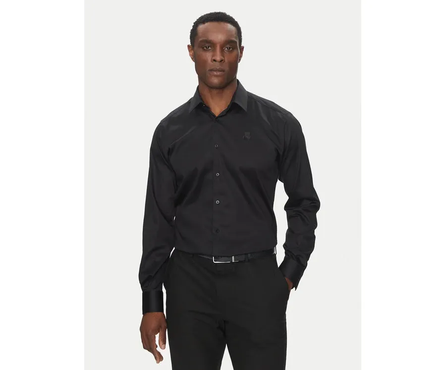 obrazek 1 KARL LAGERFELD Koszula 605038 552602 Czarny Modern Fit