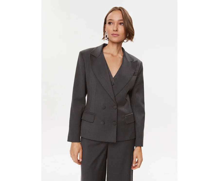 obrazek 1 MVP Wardrobe Marynarka Meda MVPI3GI087.BTE0175 Szary Regular Fit