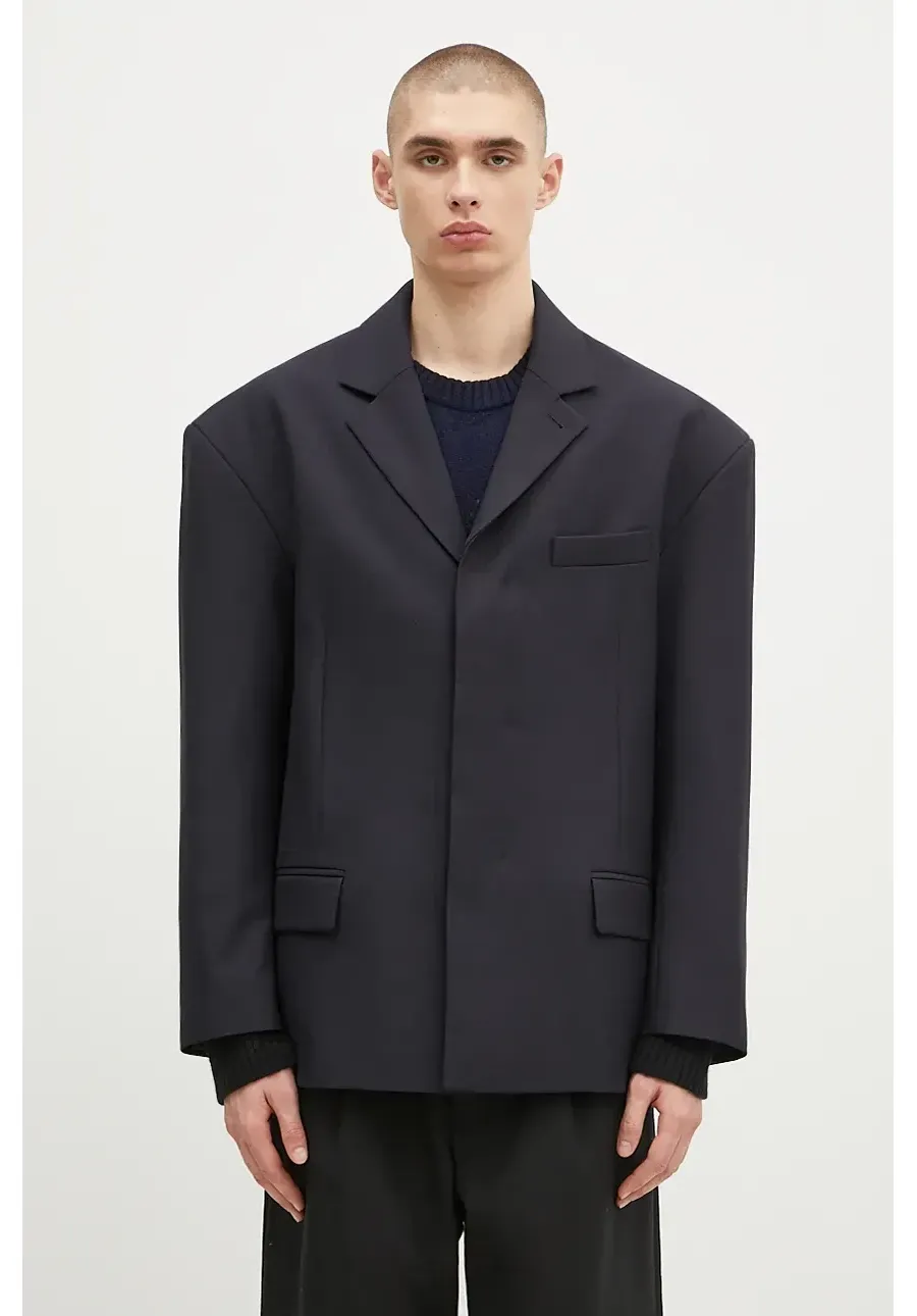 obrazek 1 032C marynarka z domieszką wełny Orion Suit Jacket kolor granatowy F24-MRW-2001-300